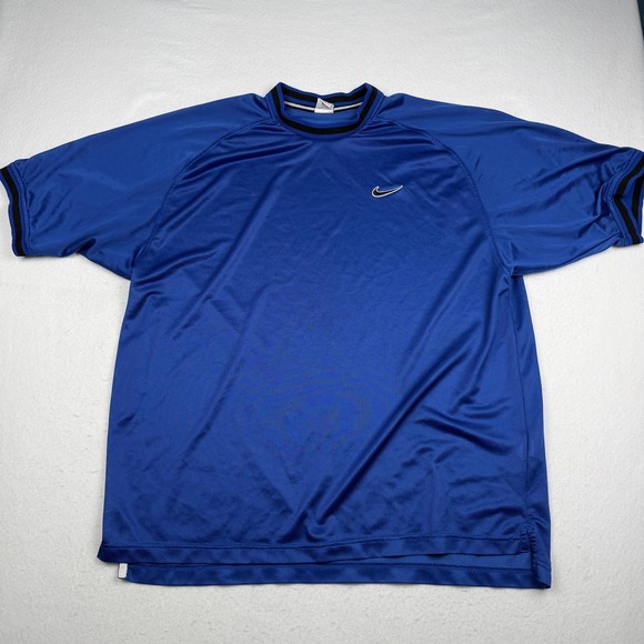 Nike Other - Vintage Nike Shirt Mens XL Blue Mesh Short Sleeve Athletic Jersey Training